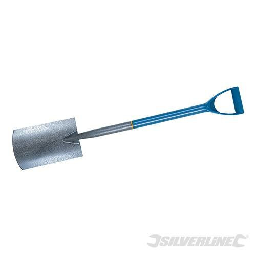 Silverline 1000mm Digging Spade with Epoxy-Coated Hammer-Finished Head, Hardened 280x180mm Blade, PYD Handle - 224519