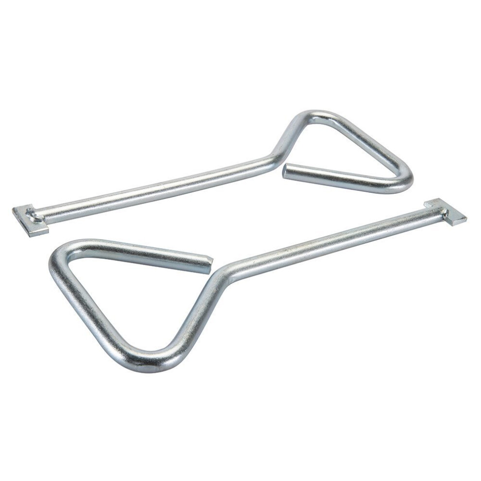 320mm Pack Of 2 T End Manhole Cover Keys -  silverline keys manhole cover 2pk 320mm 224675