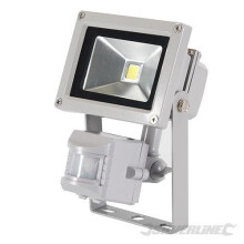 Silverline LED Floodlight 10w Pir - 259800 - led floodlight silverline pir 10w 259800