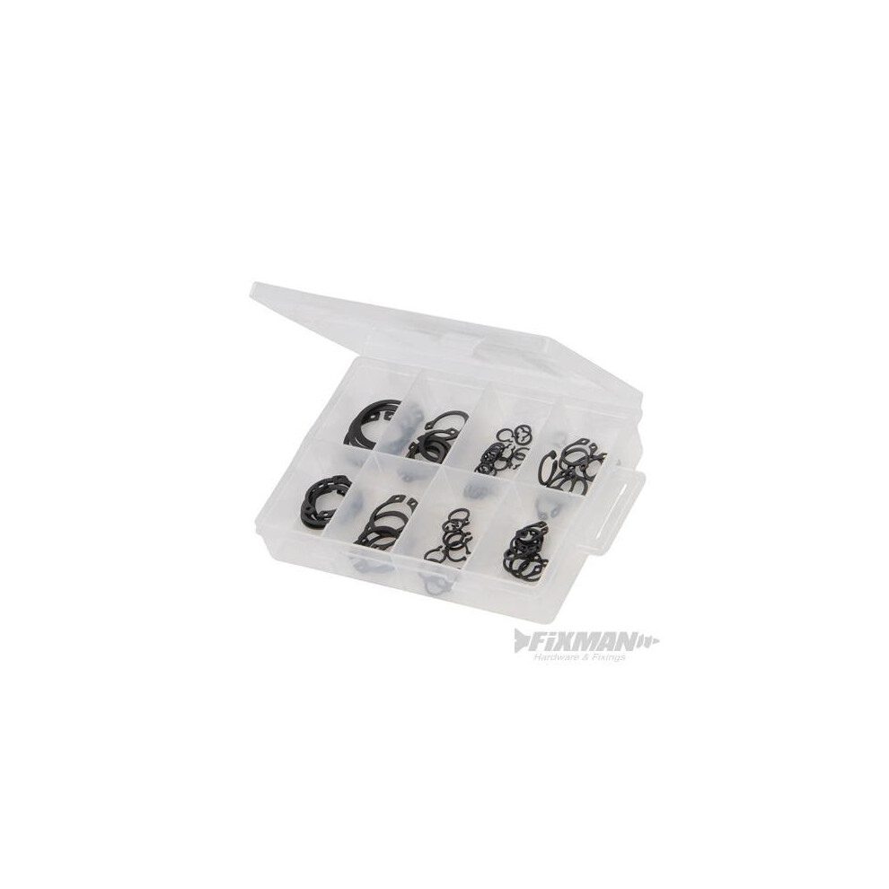 Fixman External Circlips Pack 64pce -  external pack circlips fixman 64pce 262429