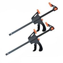 100mm Pack Of 2 Silverline Mini Clamps -  clamps mini 100mm silverline 2pk quick 250108