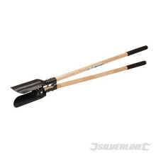 1500mm Heavy Duty Post Hole Digger - Silverline 555508 Tools Black - heavy duty post hole digger silverline 555508 1500mm tools black