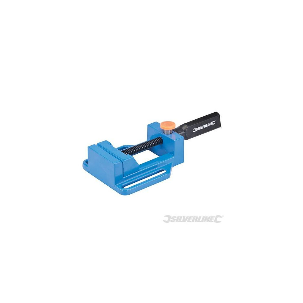65mm Drill Press Vice -  drill press vice 65mm silverline 380677