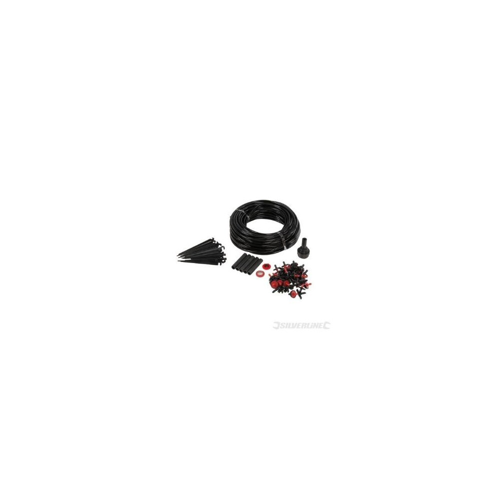71 Piece Micro Irrigation Kit - 71pce Silverline 592716 -  71pce irrigation micro kit silverline 592716