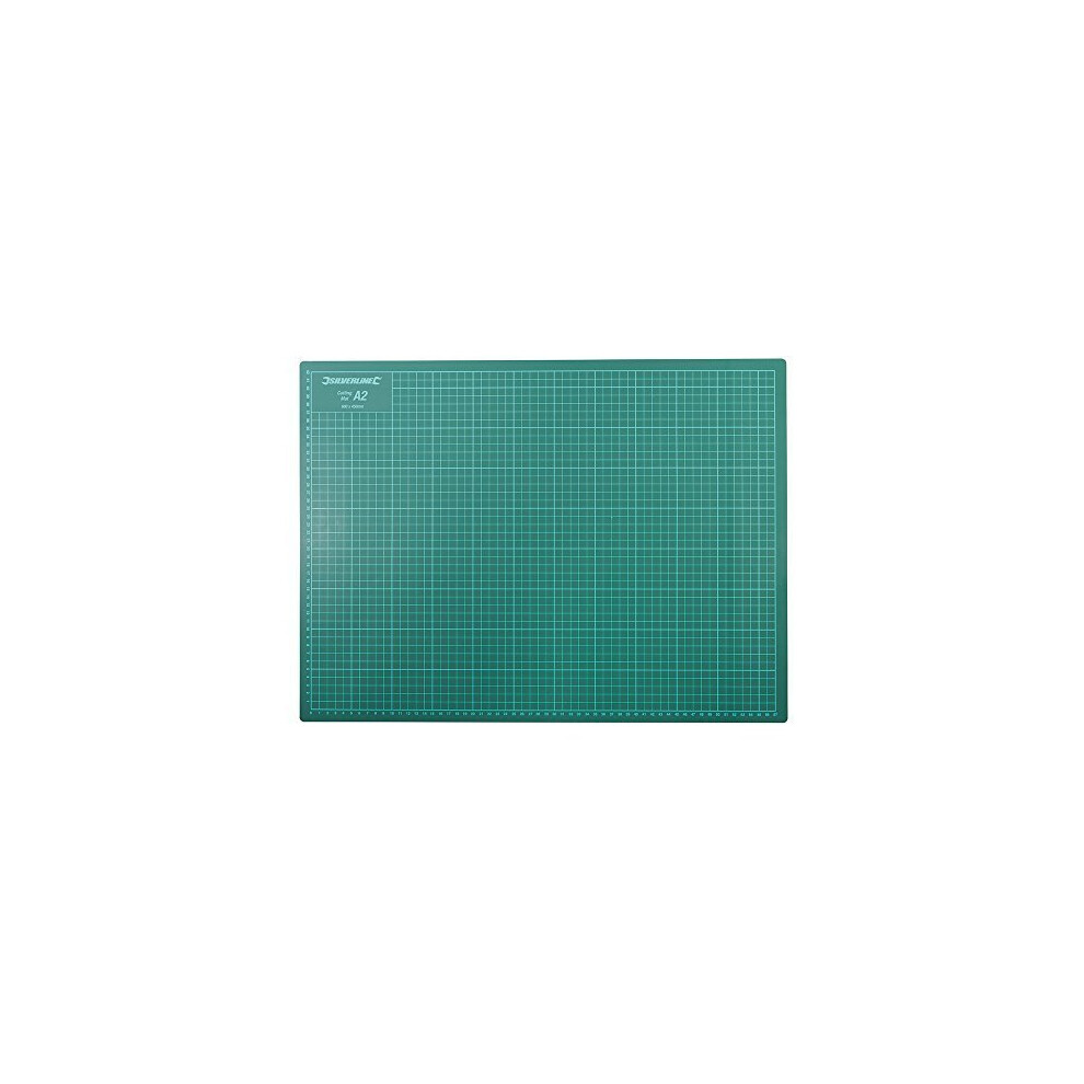 Silverline Cutting Mat A2 -  mat cutting 708532 knife craft a4 a3 a2 silverline siverline utility scalpal 438935 456147 non slip printed grid lines