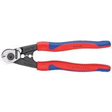 Knipex 95 62 190 Forged Wire Rope Cutters with Heavy Duty Handles, 190mm