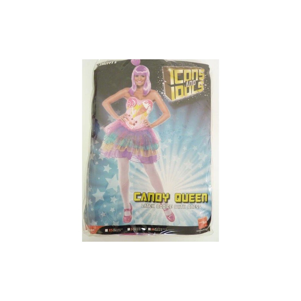 Medium Candy Queen Costume -  dress costume candy queen fancy ladies outfit katy perry womens pop star