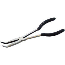11" 45 Degree Bent Nose Plier - nose pliers bent 11 45 long degree extra grip 275mm reach angle soft new amtech