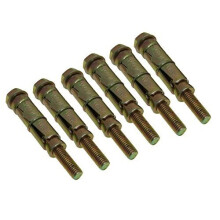 75mm 6pc Expansion Bolts - expansion bolts rawl anchor wall 6pc heavy duty 75mm close open hook 8mm