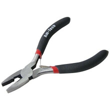 Mini Combination Plier With Spring -  mini combination plier craft pliers grip spring long nose amtech jewellery cutting