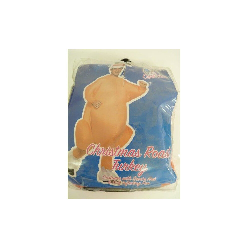 Smiffy's Adults Inflatable Roast Turkey Costume - Costume Turkey Inflatable Christmas Roast Fancy Dress Hat Outfit Not,Specified