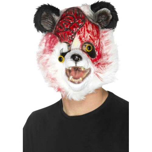 Zombie Chimp Mask Adult Black Fur