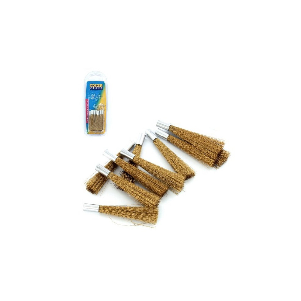 10 x 4mm Model Craft Brass Refills -  brass refills 4mm 10 pack modelcraft pbu1020210 burnishing scratch brush glass fibre pencil precision