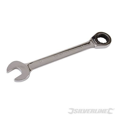 Silverline Silverline Fixed Head Ratchet Spanner 24mm -  ratchet fixed spanner head silverline 24mm 395006