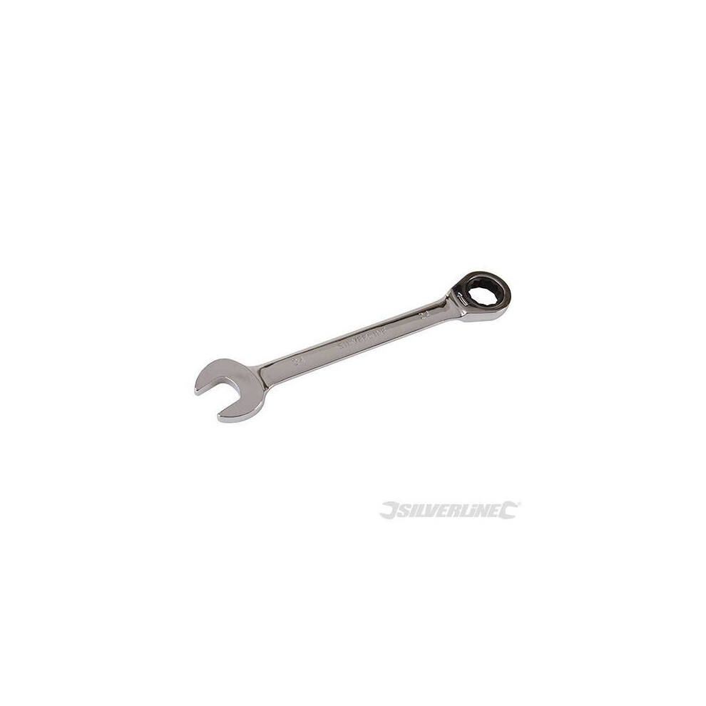 Silverline Fixed Head Ratchet Spanner 24mm -  ratchet fixed spanner head silverline 24mm 395006