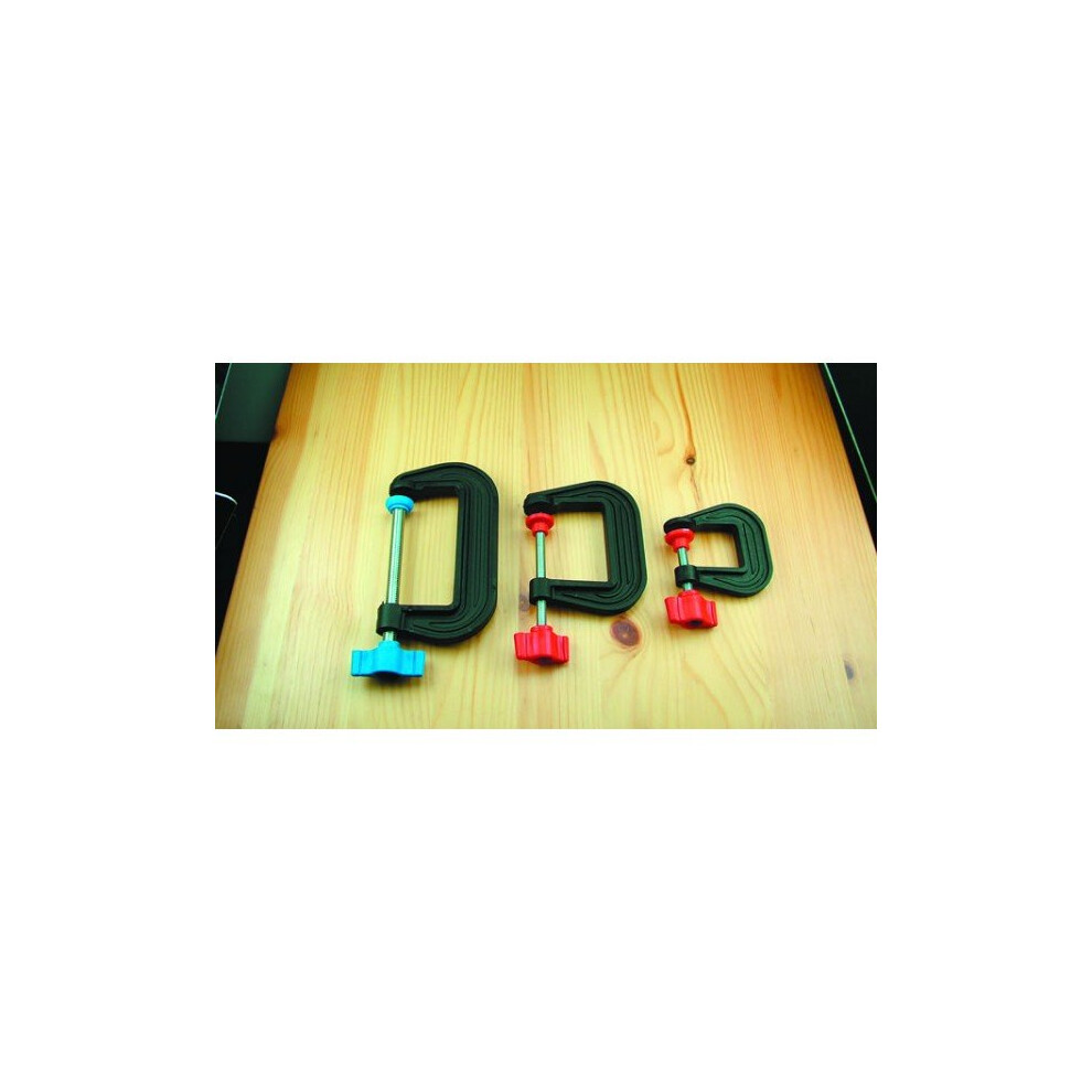 75Mm Lightweight Plastic G-Clamp - Modelcraft Plastic Gclamp 75Mm Modelling Tools 5060030665544