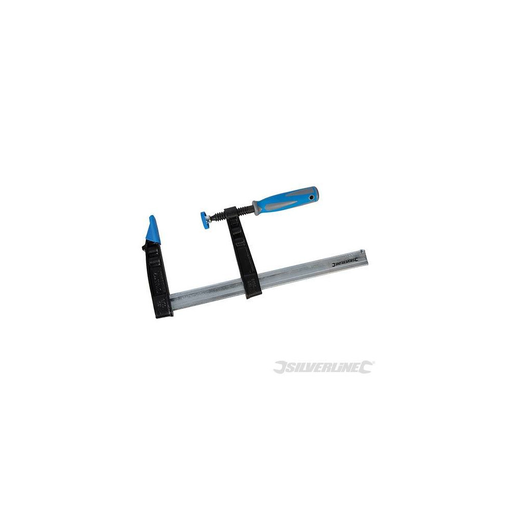 Silverline F-clamp Heavy Duty (deep Capacity) 300 x 120mm -  heavy duty deep capacity x fclamp 300 silverline 120mm 427522