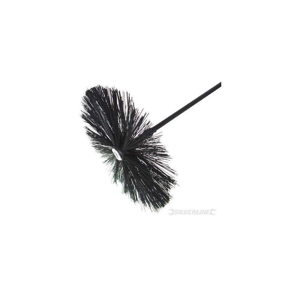 400mm Chimney Brush Head - Silverline 595740 Drain -  brush chimney silverline 400mm head 595740 drain