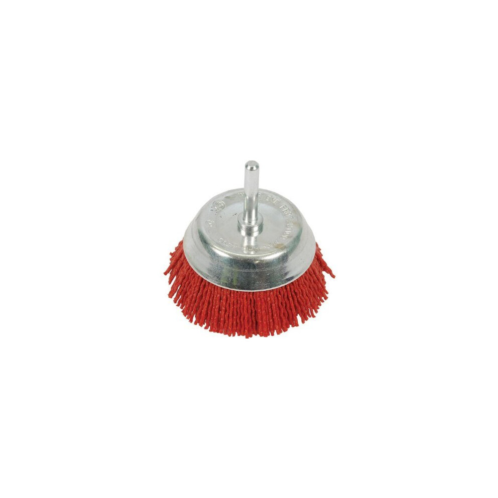 Silverline 75Mm Coarse Nylon Filament Cup - Filament Cup 75Mm Coarse 395024