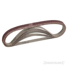 Silverline Sanding Belts 13 x 457mm 5pk 120 Grit - x sanding belts 13 457mm grit silverline 120 636004 5pk power