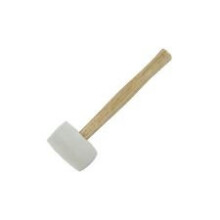 Silverline 24oz White Rubber Mallet - 868607 680g -  white mallet rubber silverline 24oz 868607 680g