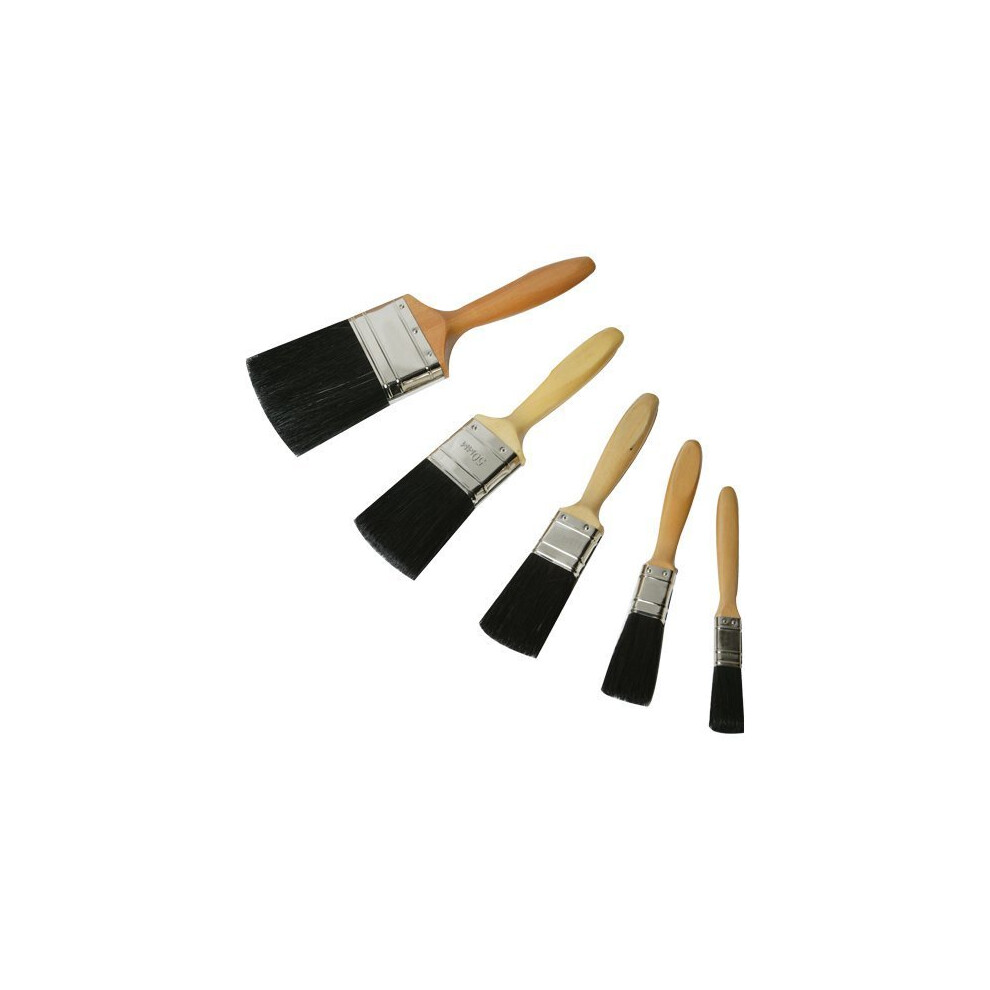 Silverline 427557 Mixed Bristle Paint Brush Set 5 Piece