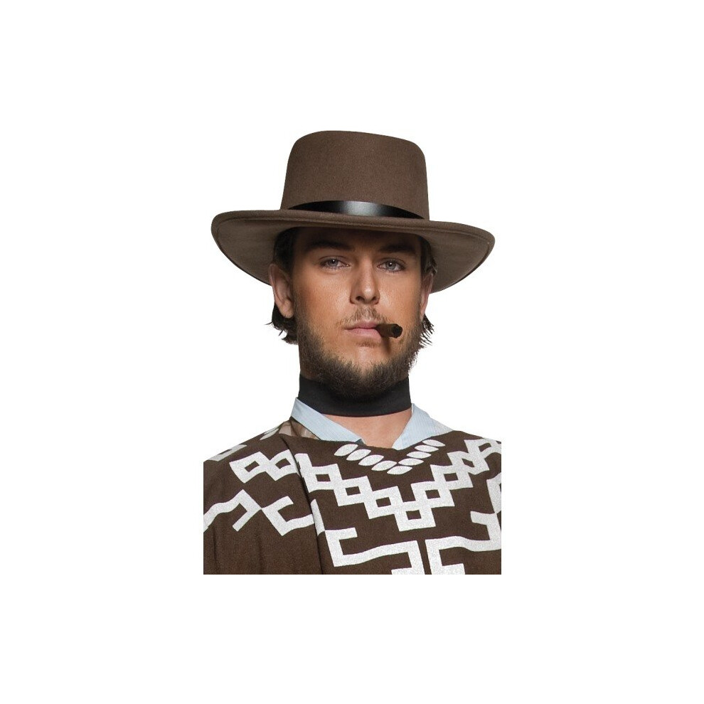Smiffy's Western Authentic Wandering Gunman Hat - Hat Gunman Western Wandering Authentic Cowboy Fancy Dress Not,Specified