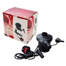 240v Lightweight Electric Air Pump -  air pump electric 240v mains camping bed valve large