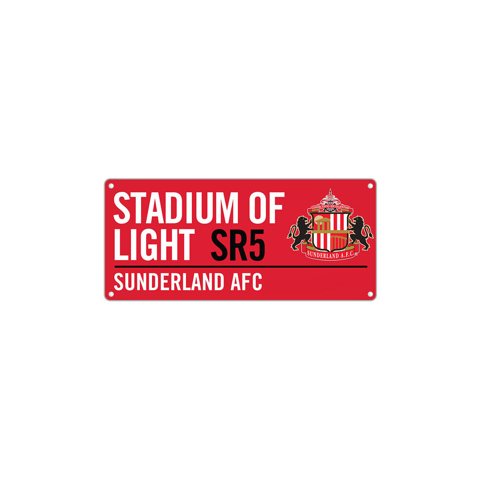 Sunderland Colour Street Sign - Official Licensed Football Product Afc Window -  official licensed football product sunderland afc colour street sign