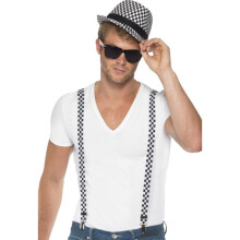 Smiffy's Ska Two Tone Instant Kit With Braces And Hat -  ska kit two hat tone instant braces smiffys fancy dress mens