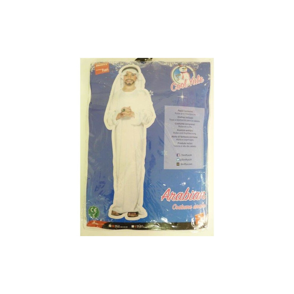Medium White Boys Arabian Costume -  costume dress fancy boys arabian christmas nativity outfit shepherd