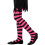 Kids Pink & Black Striped Tights 1