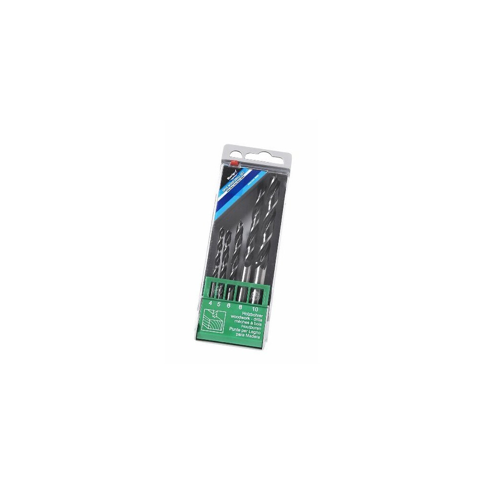 Blue Spot 20206 Wood Drills (5 Pieces) - Blue 5 Pce Drill Set 410Mm - Bluespot 5 Pce Wood Drill Set 410Mm Product 5028734202069