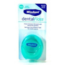 Wisdom Dental Floss Waxed - wisdom dental floss mint waxed 100m pack