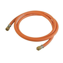 Silverline Gas Hose With Connectors 2m - gas hose silverline 2m connectors 633926