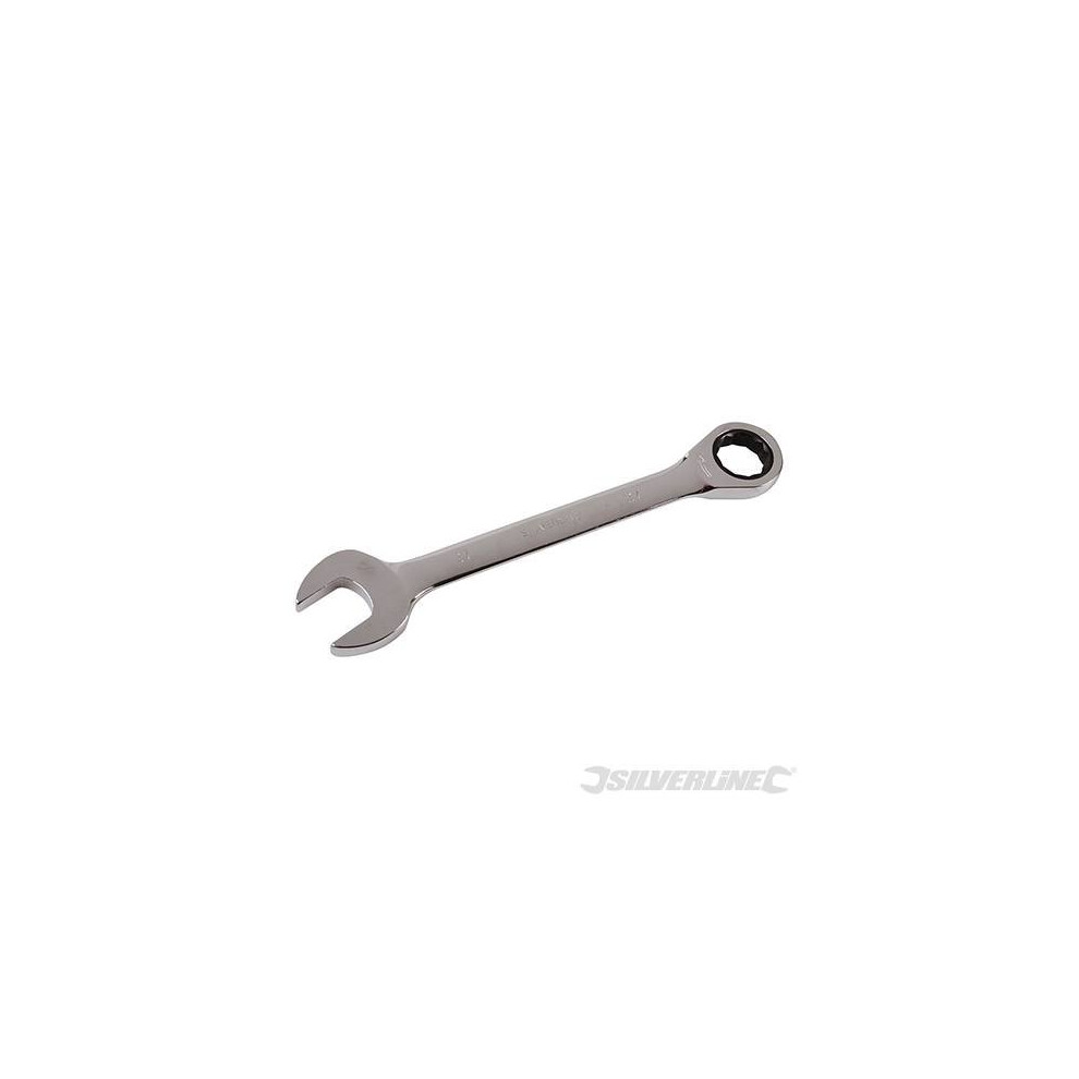Silverline Fixed Head Ratchet Spanner 27mm -  ratchet spanner fixed head silverline 27mm 589682