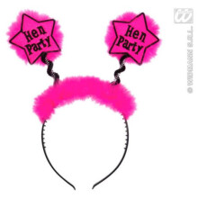 Pink Hen Party Head Boppers -  party hen head boppers 2 styles bridal shower freedom