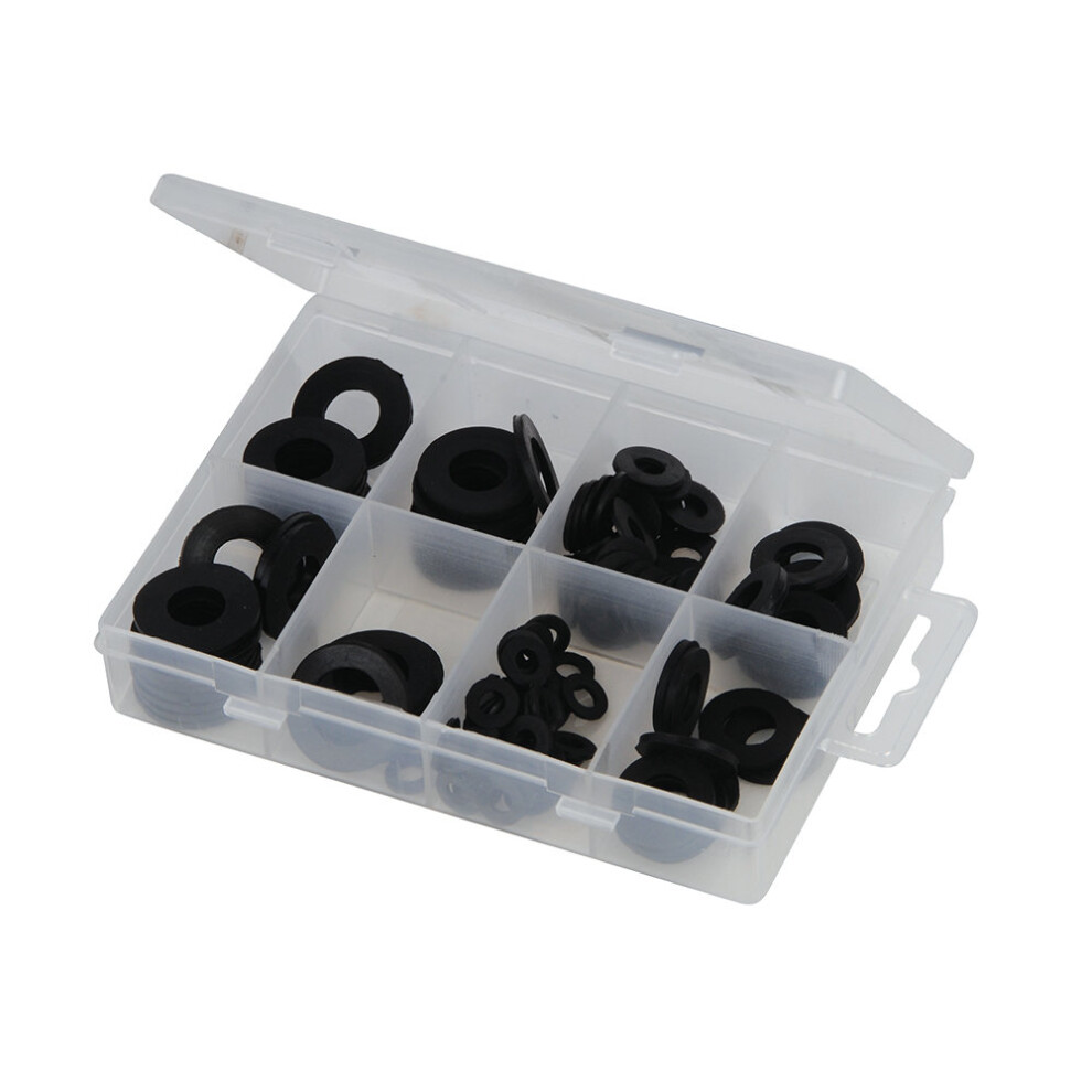 Fixman Rubber Washers Pack 120pce -  rubber washers pack fixman 120pce 961227