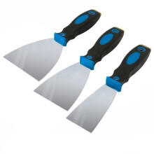 Silverline Expert Filler Knife Set 3pce 50, 75 & 100mm -  set filler expert knife 50 75 100mm silverline 3pce 661661 scraper