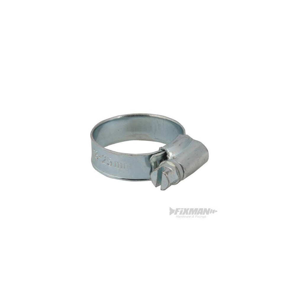 Fixman Hose Clips 10pk 18 - 25mm (ox) -  clips hose clamps fixman pipe 10pk 18 25mm ox 16 20 22 30 35 40 45 50 55 60 70