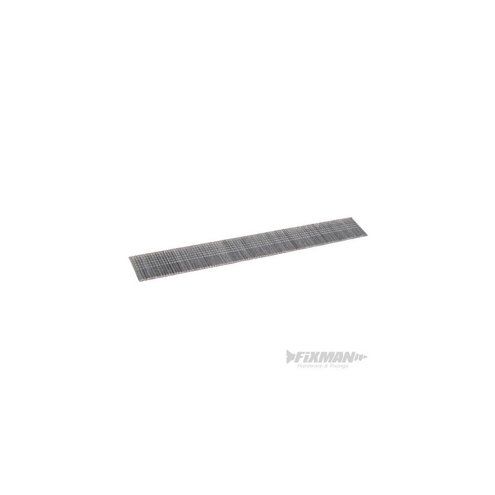 Fixman Galvanised Smooth Shank Nails 18G 5000Pk 12 X 1.25Mm - 861880 Galvanised - Fixman 861880 Galvanised Smooth Shank Nails 18G 5000Pk 12 125Mm 5024763180040