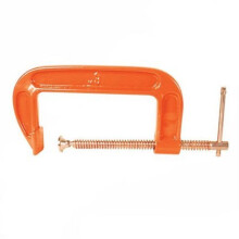 Silverline 150mm G-clamp -  silverline 150mm gclamp vc26 steel