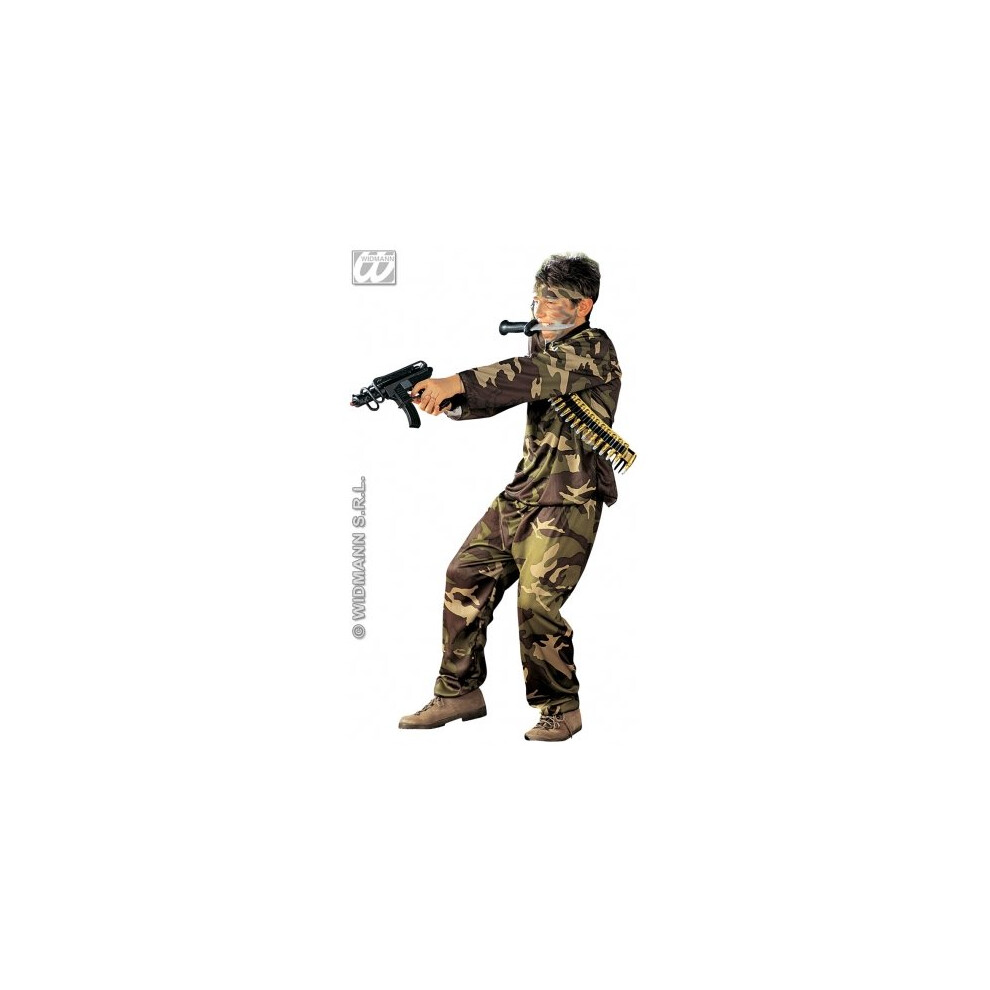 128cm Boy's Special Forces Costume -  128cm costume army special force childrens military soldier small 57 yrs war