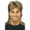 Smiffy's Men's Blonde Mullet Wig with Highlights 1