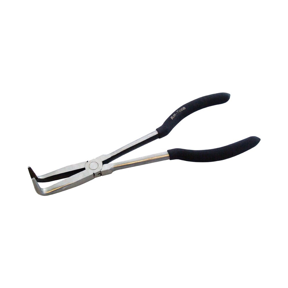 11" 90 Degree Bent Nose Plier - Nose Bent 90 Plier 11 Degree Amtech Pliers Extra Grip 11inch Long Reach