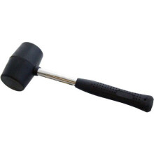 16oz Rubber Mallet - Steel Shaft -  mallet rubber steel olpro 16oz black diy