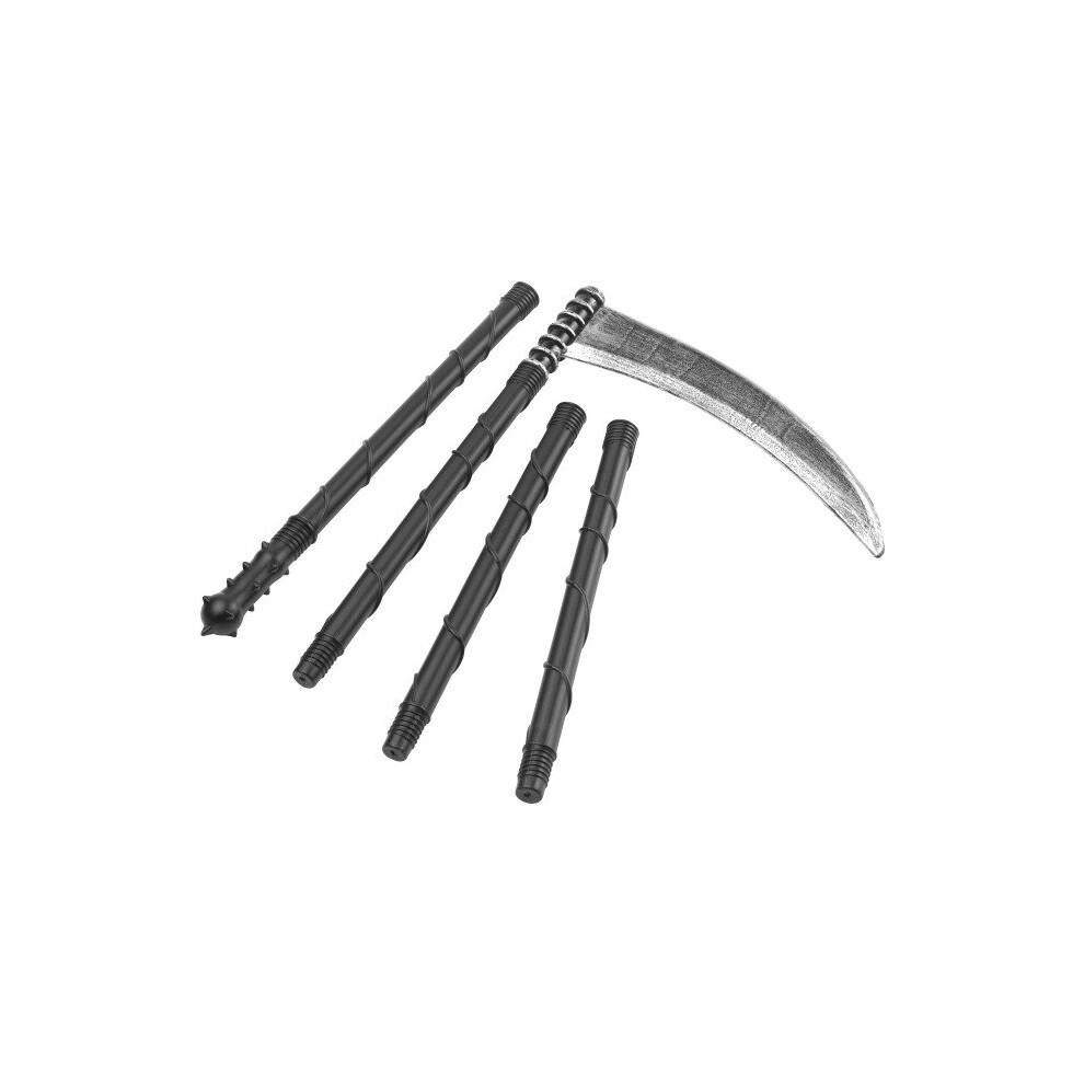 Smiffys Grim Reaper Scythe - 138cm - Black - Image 5