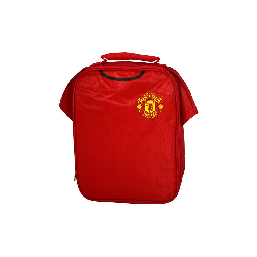 Manchester United Kit Lunch Bag - Football Official School Fc Gift Club Box New - Lunch Kit Bag Manchester United Football Official School Fc Gift