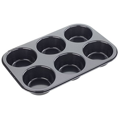 Tala Performance Jumbo Muffin Pan - Cup 6 Tin Tray Bakeware Baking Deep Cake -  cup muffin performance 6 jumbo tala tin tray bakeware baking deep