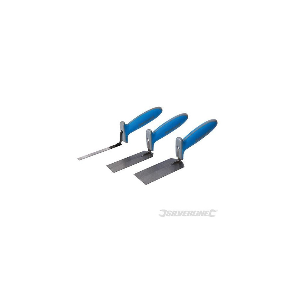 Silverline Margin Trowel Soft-grip Set 3pce 3pce - Softgrip 584174 -  3pce margin trowel softgrip set silverline 584174